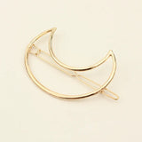 2pcs Metal Moon Hair Clips for Women