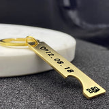 2pcs Name Keychain On the Phone Personalized Gift Couples Keychain