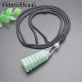 2pcs Pagoda Stone Pendant Couples Lucky Jewelry
