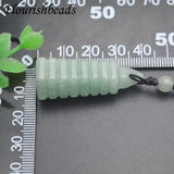 2pcs Pagoda Stone Pendant Couples Lucky Jewelry