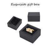 Custom Copper Cufflinks Engraved with Name - Groom Wedding Jewelry