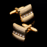 Custom Copper Cufflinks Engraved with Name - Groom Wedding Jewelry