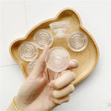 2pcs Transparent Phone Stand Grip Finger Ring Support Foldable Mobile Holder