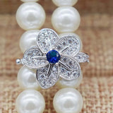 2pcs Rhinestone Gold/Silver Plated Clasps 1.5cm Toggle Clip for DIY Jewelry