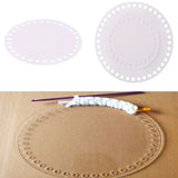 2pcs/Set 10-20cm Round Clear Acrylic Base Mould for Knit Bag Findings