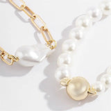 Pearl Star Beaded Bracelet Set Women Glamour Party Jewelry