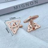 Women's Stainless Steel Celtic Cufflinks - Shirt Cuff Links
