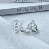 Women's Stainless Steel Celtic Cufflinks - Shirt Cuff Links