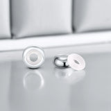 2pcs/Set Round Spacer Beads Rubber Stopper DIY Bracelet Bangle Jewelry
