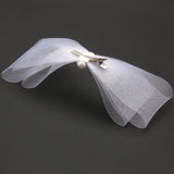 2pcs/Set Wedding Hair Clips Bow Bridal Headdress Prom Bride Barrettes Headwear