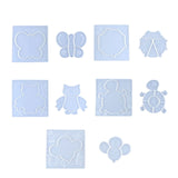 2pcs Cartoon Animal Kids Silicone Mold for Epoxy Resin DIY Casting