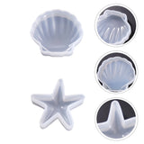 2pcs Silicone Ocean Molds Craft Star Shell Mold DIY Jewelry Mold