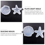 2pcs Silicone Ocean Molds Craft Star Shell Mold DIY Jewelry Mold