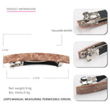 2pcs Hair Clip Barrettes for Women Girls, Tiara Ponytail Holder Office Career