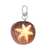 2pcs Mushroom Keychain Pendant Vegetable Agaric Charms Food Bag Bike Key Toy