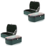 2pcs Small Travel Jewelry Box Portable Jewelry Organizer