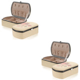 2pcs Small Travel Jewelry Box Portable Jewelry Organizer
