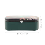 2pcs Small Travel Jewelry Box Portable Jewelry Organizer