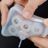 2pcs Silicone Sphere Ball Bead Molds, Jewelry Making, Clay Soap, Crafts