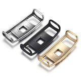 2pcs Stainless Steel Punk Slide Beads for Leather Bracelets DIY Jewelry Making