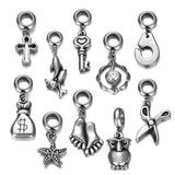 2pcs Stainless Steel Animal Dangle Beads for Pandora Bracelets