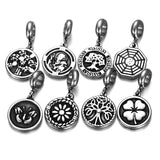 2pcs Stainless Steel Animal Dangle Beads for Pandora Bracelets