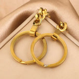 2pcs Stainless Steel Plated Keychain Split Rings for DIY Jewelry Making