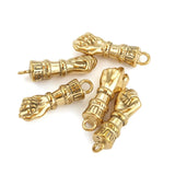 2pcs Stainless Steel Hand Charms Pendant for DIY Bracelet Necklace