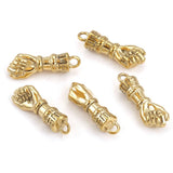 2pcs Stainless Steel Hand Charms Pendant for DIY Bracelet Necklace