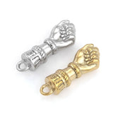 2pcs Stainless Steel Hand Charms Pendant for DIY Bracelet Necklace