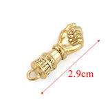 2pcs Stainless Steel Hand Charms Pendant for DIY Bracelet Necklace