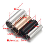 2pcs Magnetic Clasps Stainless Steel 3mm 5mm DIY Jewelry Making Accessories