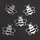 2pcs Stainless Steel Insect Large Bee Charms DIY Accessories Material