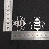 2pcs Stainless Steel Insect Large Bee Charms DIY Accessories Material
