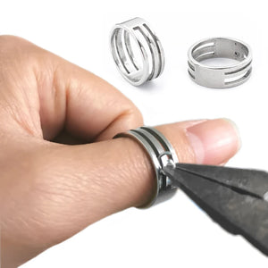2pcs Stainless Steel Jump Ring Opening Closing Rings Tool for Jewelry Making