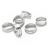 2pcs Stainless Steel Jump Ring Opening Closing Rings Tool for Jewelry Making