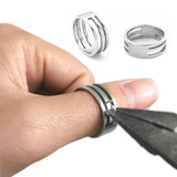 2pcs Stainless Steel Jump Ring Opening Closing Rings Tool for Jewelry Making