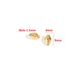 2pcs Stainless Steel 18K Tube Spacer Beads DIY Jewelry Findings