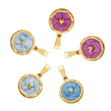 2pcs Stainless Steel Small Pendants Charms for DIY Jewelry Making