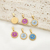 2pcs Stainless Steel Small Pendants Charms for DIY Jewelry Making