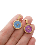 2pcs Stainless Steel Small Pendants Charms for DIY Jewelry Making