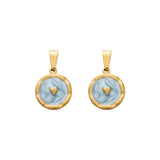 2pcs Stainless Steel Small Pendants Charms for DIY Jewelry Making