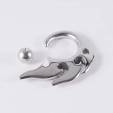 2pcs Surgical Steel Ear Weights Gauges Stretched Ear Expander Tunnel