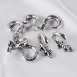 2pcs Surgical Steel Ear Weights Gauges Stretched Ear Expander Tunnel