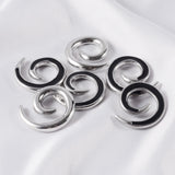 2pcs Surgical Steel Ear Weights Gauges Stretched Ear Expander Tunnel