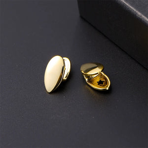 2pcs Teeth Caps Grillz Top Bottom Charm Grills Men Women Jewelry Gift