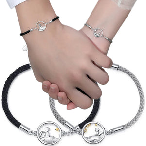 Little Prince & Fox Bracelet Set for Students, Boyfriends, or Best Friends