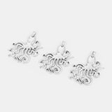2pcs Tibetan Silver Large Octopus Squid Charms Pendant Steampunk Necklace