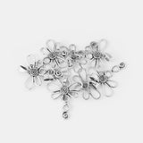 2pcs Tibetan Silver Dragonfly Pendant For Necklace Making 53x50mm