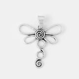 2pcs Tibetan Silver Dragonfly Pendant For Necklace Making 53x50mm